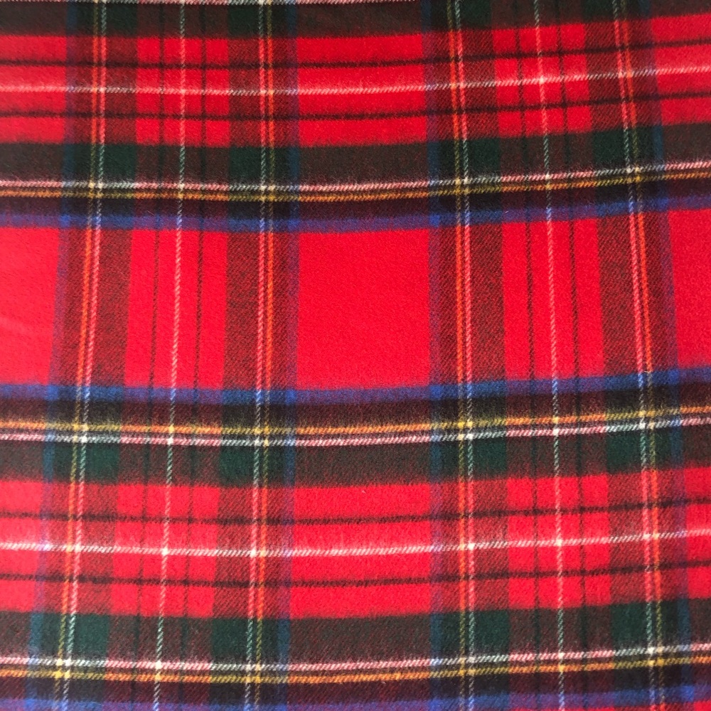 Mens’ V. FRAAS Plaid Scarf NWT - Picture 2 of 5